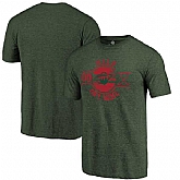 Men's Minnesota Wild Fanatics Branded Personalized Insignia Tri Blend T-Shirt Green FengYun,baseball caps,new era cap wholesale,wholesale hats